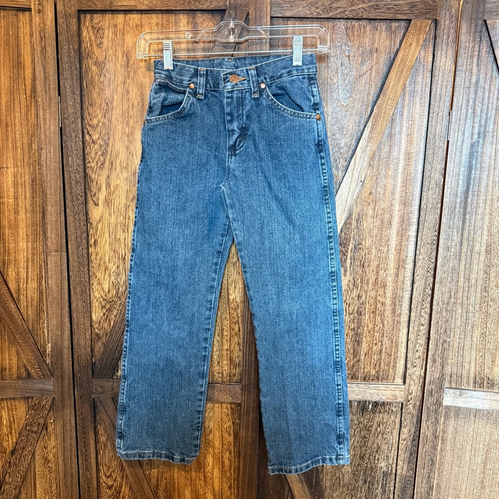 Wrangler Straight Blue Denim Jeans - Size 9